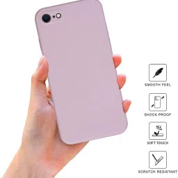 Sprig TPU Matte Back Cover for Apple iPhone SE 2022 (Purple) image 2