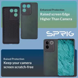 Sprig Back Cover for IQOO Z7 Pro (Green) image 2