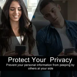 DUCE 0.3mm Ultimate 2.3D Privacy Tempered Glass Compatible with i-Phone 13/13 Pro (6.1") image 4