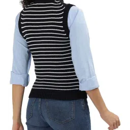 Tommy Hilfiger Navy Stripes Regular Fit Sweater image 2