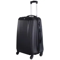 Nasher Miles Canberra Hard-Sided Check-In  Bag Black 24 Inch | 65CM Trolley/Travel/Tourist-image-2
