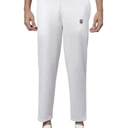 Vimal Jonney White Cotton Regular Fit Trackpants-picture-26