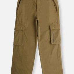 Pepe Jeans Kids Khaki Solid Cargo Pants-picture-18