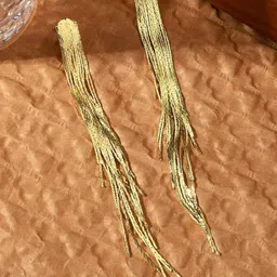 SALTY Contemporary Tassel Temptation Drop Earrings image 2