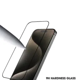 GRIPP Matte 0.3mm Ultimate 2.5D Tempered Glass Compatible for iPhone 15 (6.1 inch) image 1