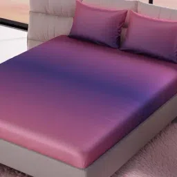 Stoa Paris Multicolor Polyester 300 TC King Bedsheet with 2 Pillow Covers image 3