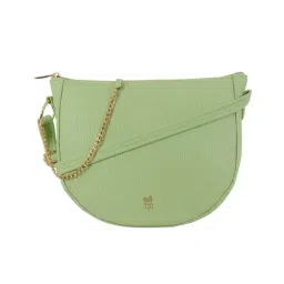 Baggit Green Textured Medium Cross Body Bag-image-27