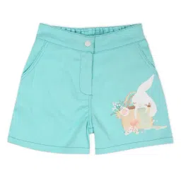 Cutecumber Kids Aqua Printed Shorts-picture-12
