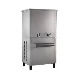 Shri Saraswati Kitchen Equipment Double Tap Water Cooler 100 L Storage Capacity S.S. 304 Sliver, SSKE 16-picture-11