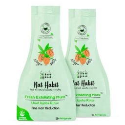 Nat Habit Urad Jojoba Rinse Fresh Exfoliating Mura Face Scrub - Pack of 2-picture-18