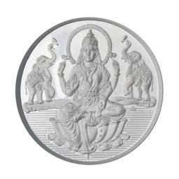 Sri Jagdamba Pearls Lakshmi 999 Silver 5gm Silver Coin-picture-32