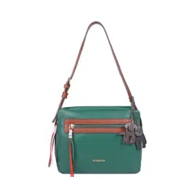Hidesign Malasana Green Solid Medium Sling Handbag-picture-10