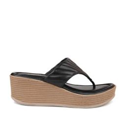 Inc.5 Women's Black Thong Wedges-picture-5