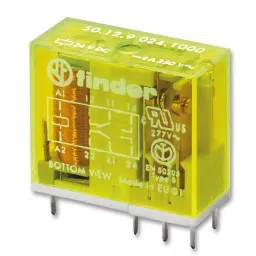 FINDER RELAY, SAFETY, DPDT, 250VAC, 8A, 50.12.9.024.1000-picture-38