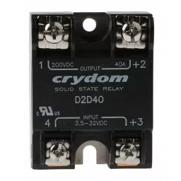 SENSATA/CRYDOM Solid State Relay 1-DC Series 40 A Load Surface Mount 200 V DC 32 Control, D2D40 image 2