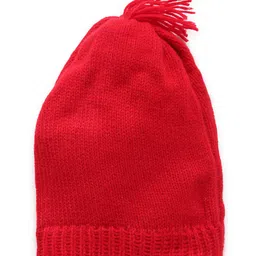 MayRa Knits Hand Knitted Cap - Red-image-16