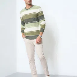 Peregrine by Pantaloons Men Colourblocked Pullover image 4