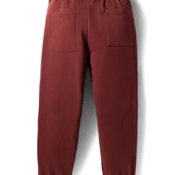 Honeyhap Premium 100% Cotton Single Lounge and Track Pants With Bio Finish - Cinnamon image 2