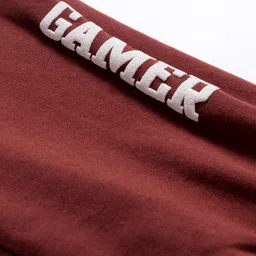 Honeyhap Premium 100% Cotton Single Lounge and Track Pants With Bio Finish - Cinnamon image 3