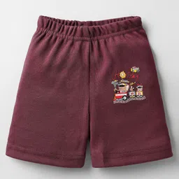 Kidi Wav Pack Of 2 Half Sleeves Animals & Doodle Art Printed Coordinating Tees & Shorts Set - Multi Colour image 4