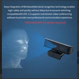 CLEGO W03 Face Recognition Webcam for Windows Hello Combo Set image 4