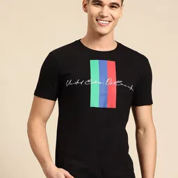 United Colors of Benetton Men Printed Pure Cotton T-shirt-picture-35