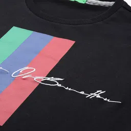 United Colors of Benetton Men Printed Pure Cotton T-shirt image 4