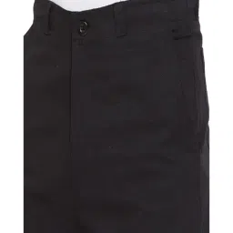 Hypernation Black Cotton Shorts image 4