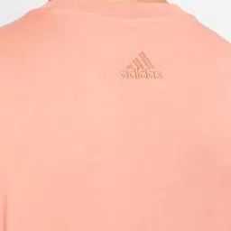 Adidas Peach Regular Fit Printed Sports T-Shirt image 5