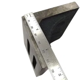 A.D INTERNATIONAL Cast Iron Stress Relieved Slotted Webbed Angle Plate for Lathes, Milling Machines, and Inspection Tasks, I0-HZTY-R7XO image 3