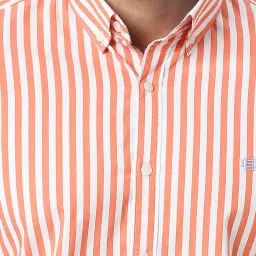 Dragon Hill Red Striped Slim Fit Shirt image 5