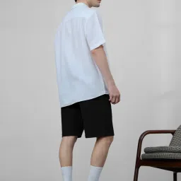 The Souled Store Black Cotton Regular Fit Shorts image 2