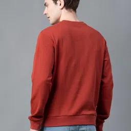 Red Tape Maroon Regular Fit Graphic Sweatshirt image 2