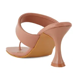 Scentra Women's Peach Casual Stilettos image 5
