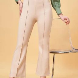 YU by Pantaloons Pink Bootcut Pants-picture-45