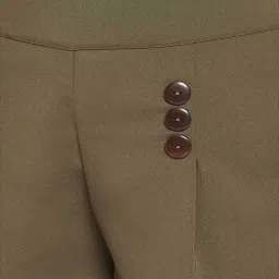 Honey by Pantaloons Green High Rise Culottes image 5