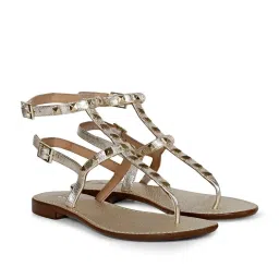 Saint G Women's Irene Silver Ankle Strap Sandals image 2