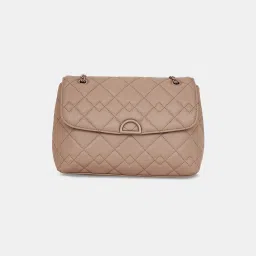 Forever Glam by Pantaloons Taupe Shoulder Bag image 2