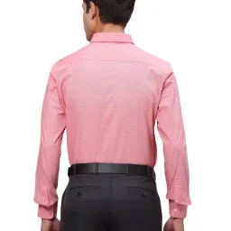 Park Avenue Pink Slim Fit Texture Shirt image 2