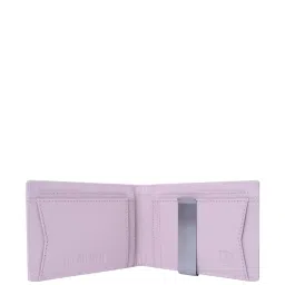 THE HOLISTIK Instant Access Pink Casual Leather Money Clip Wallet for Men image 2