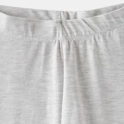 R&B Kids Grey Melange Slim Fit Leggings image 4