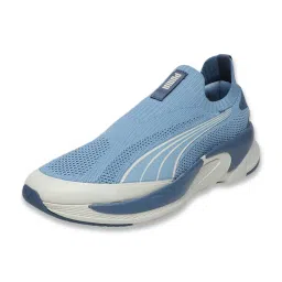 Puma Unisex Cool Blue, Dark Indigo & Desert Dust Softride Premier GlideKnit Running Shoes image 5