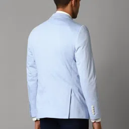 Louis Philippe Blue Slim Fit Blazer image 2