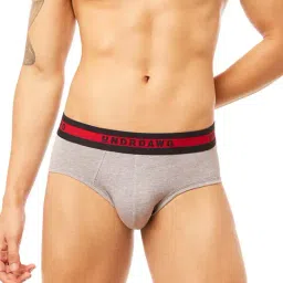 UNDRDAWG Grey Regular Fit Briefs-image-2