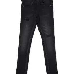 Pepe Jeans Girls Black Distressed Jeans-picture-12