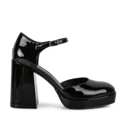 London Rag Women's Black Ankle Strap Sandals-picture-36
