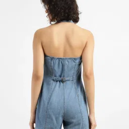 Levi's Blue Cotton Regular Fit Romper image 2