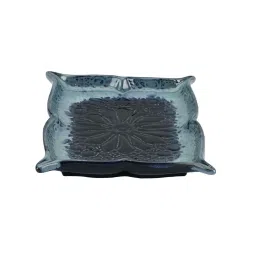 VarEesha Leher Blue Ceramic Rectangular Serving Platter image 5