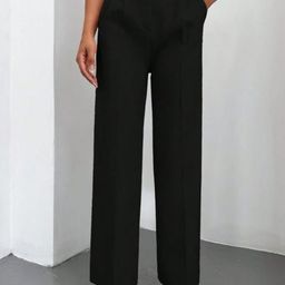 Next One Women Smart High-Rise Easy Wash Pleated Casual Trousers-picture-12