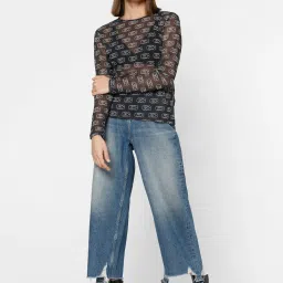 Vero Moda Black & White Printed Top image 5